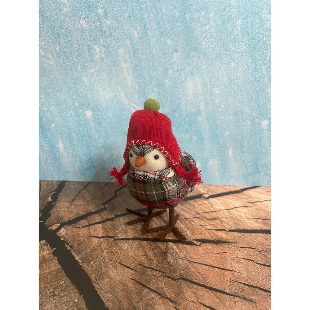 Target Holiday  Featherly Friends Flanel With Knit Hat